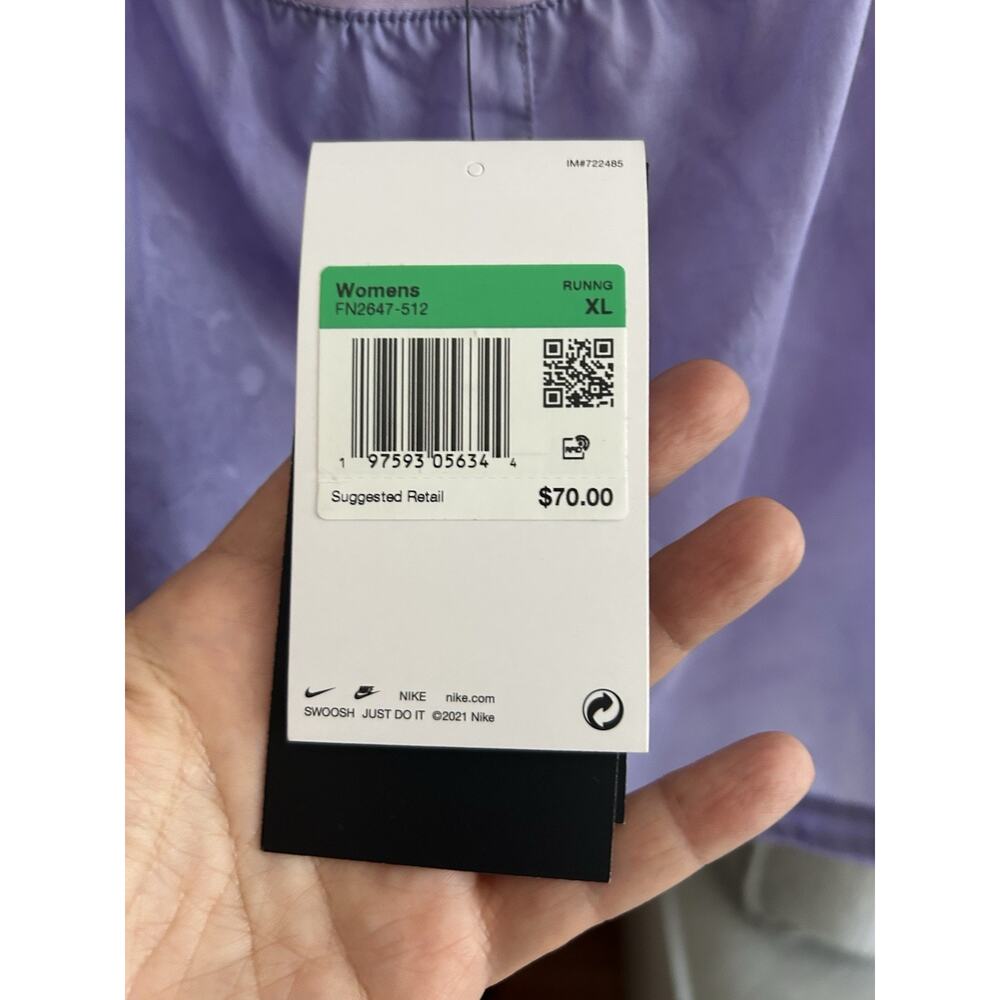Nike Trail Repel Shorts Running Mid-Rise 3" XL Lined Purple Pink $75 - Picture 10 of 12